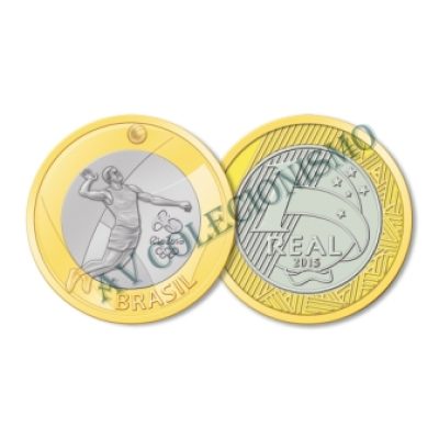 MRS 600 - Moeda 1 Real - Jogos Olímpicos - Rio2016 - Volei -  2015 - FC